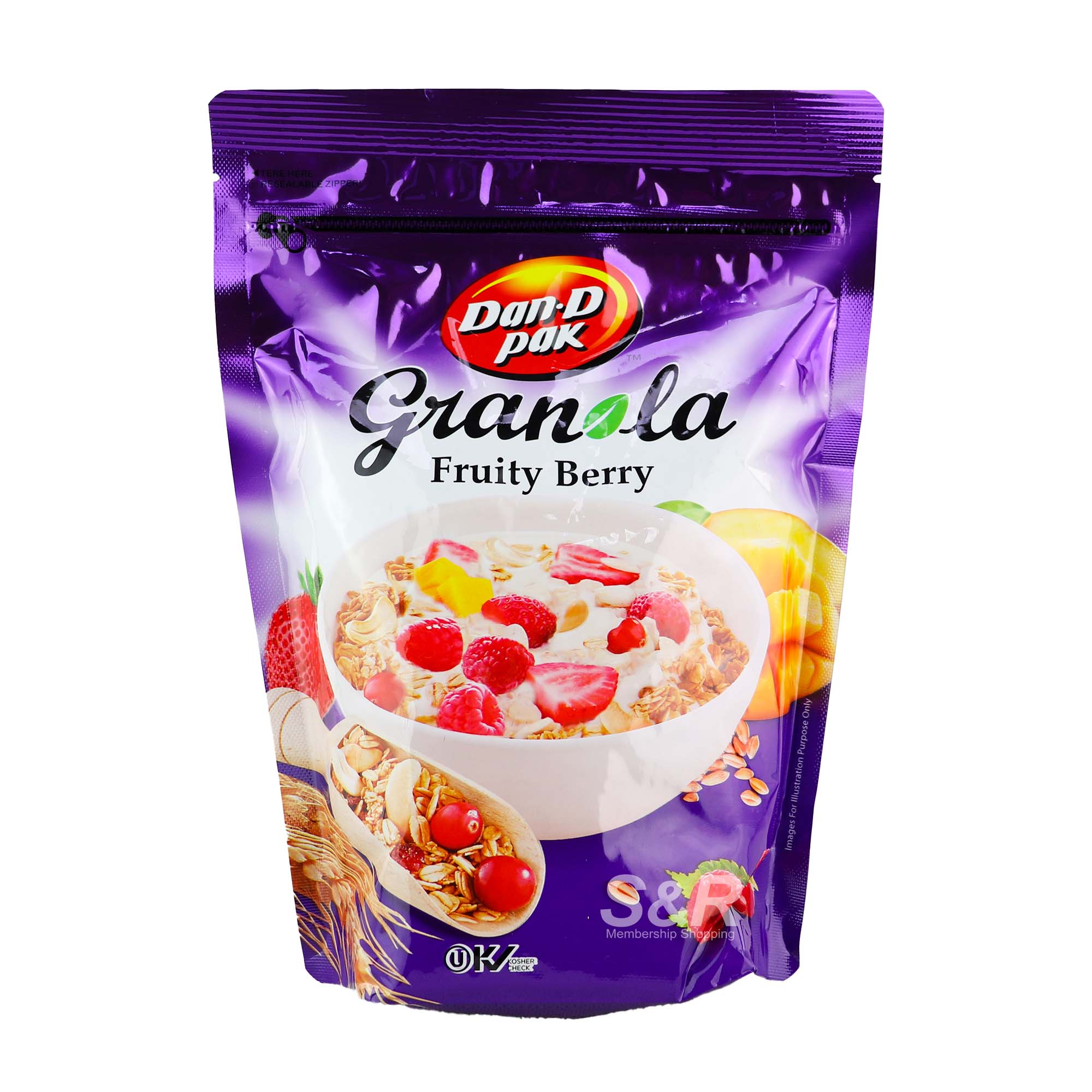 Dan-D Pak Fruity Berry Granola 350g Dan-D Pak Fruity Berry Granola 350g